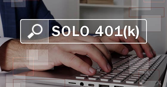 Solo business owner There’s a 401(k) for that